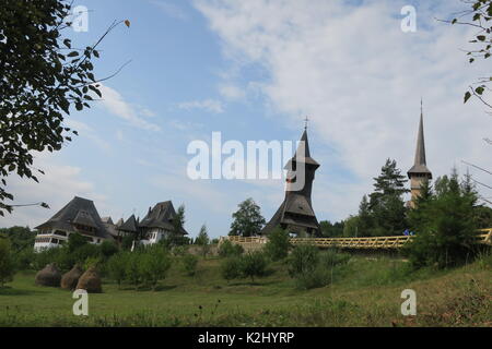 Klosteranlage in barsana, Banat, Rumänien. Stockfoto