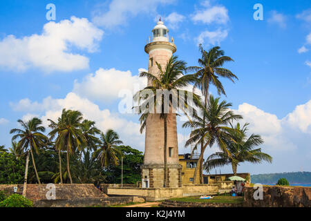 Leuchtturm in Galle Stockfoto