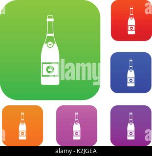 Champagne collection Stock Vektor