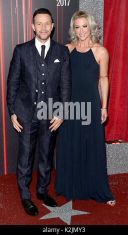 Foto © gutgeschrieben werden Alpha Presse 079965 03/06/2017 Lee Latchford-Evans und Faye Tozer die British Soap Awards 2017 im Lowry Theatre Manchester Stockfoto