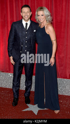 Foto © gutgeschrieben werden Alpha Presse 079965 03/06/2017 Lee Latchford-Evans und Faye Tozer die British Soap Awards 2017 im Lowry Theatre Manchester Stockfoto