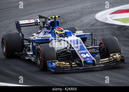 Motorsport: FIA Formel Eins-Weltmeisterschaft 2017, Grand Prix von Italien, #94 Pascal Wehrlein (GER, Sauber F1 Team), | Verwendung weltweit Stockfoto