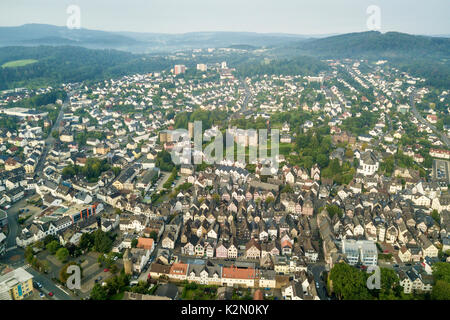 Blick über die Altstadt Herborn. Hessen, Deutschland Stockfoto