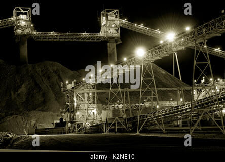 Bergbau Infrastruktur in Australien Stockfoto