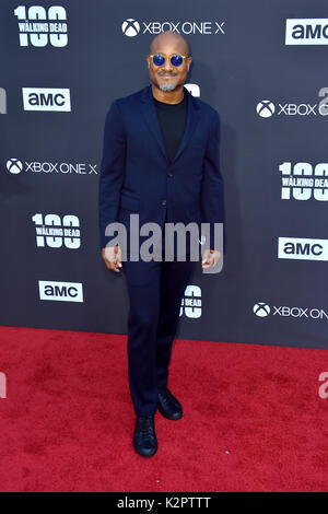 Los Angeles, USA. 22 Okt, 2017. seth Gilliam sorgt der AMC "The Walking Dead" Jahreszeit 8 Premiere und die 100. episode Feier an der griechischen Theater am 22. Oktober 2017 in Los Angeles, Kalifornien. Credit: geisler - fotopress/alamy leben Nachrichten Stockfoto