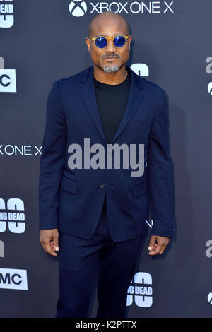 Los Angeles, USA. 22 Okt, 2017. seth Gilliam sorgt der AMC "The Walking Dead" Jahreszeit 8 Premiere und die 100. episode Feier an der griechischen Theater am 22. Oktober 2017 in Los Angeles, Kalifornien. Credit: geisler - fotopress/alamy leben Nachrichten Stockfoto