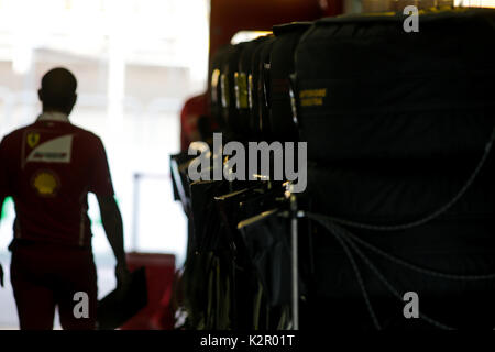 Sao Paulo, Brasilien. 10 Nov, 2017. Formel 1 - Grand Prix von Brasilien Vorbereitungen Credit: Dario Oliveira/ZUMA Draht/Alamy leben Nachrichten Stockfoto