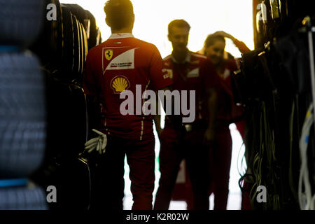 Sao Paulo, Brasilien. 10 Nov, 2017. Formel 1 - Grand Prix von Brasilien Vorbereitungen Credit: Dario Oliveira/ZUMA Draht/Alamy leben Nachrichten Stockfoto
