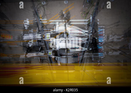 Sao Paulo, Brasilien. 10 Nov, 2017. Formel 1 - Grand Prix von Brasilien Vorbereitungen Credit: Dario Oliveira/ZUMA Draht/Alamy leben Nachrichten Stockfoto