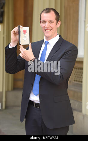 Foto muss Gutgeschrieben © Alpha Presse 079965 25/04/2017 Scott Durant während der saarlaendische Ministerpraesident am Buckingham Palace London. Stockfoto