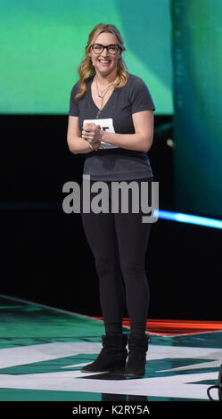 Foto muss Gutgeschrieben © Alpha Presse 079965 22/03/2017 Kate Winslet an wir Tag UK 2017 werden im Wembley Arena in London Stockfoto