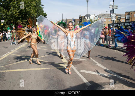 Notting Hill Carnival Westbourne Park London 2017 Nottinghill Stockfoto