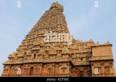 Indien, Brihadeeswarar Hindu Tempel in Thanjavur (UNESCO) Stockfoto
