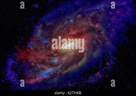 Galaxy und Nebel. Elemente dieses Bild eingerichtet von der NASA Stockfoto