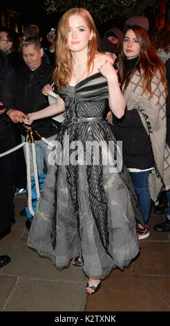 Foto © gutgeschrieben werden Alpha Presse 078237 13/02/2017 Ellie Bamber Elle Style Awards 2017 in London Stockfoto