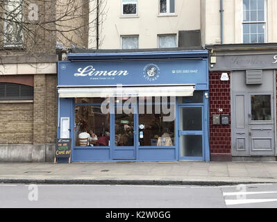 Foto muss Gutgeschrieben © Alpha Presse 066465 26/02/2017 Liman Restaurant in Islington, nördlich von London. Stockfoto