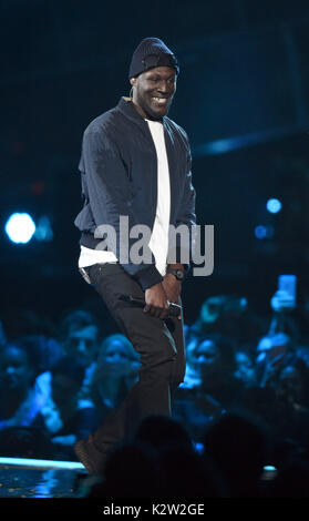 Foto © gutgeschrieben werden Alpha Presse 079965 22/02/207 Stormzy den Brit Awards 2017 in der O2 Arena in London Stockfoto