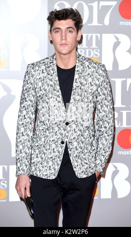 Foto © gutgeschrieben werden Alpha Presse 079965 22/02/2017 Gast der Brit Awards 2017 in der O2 Arena in London Stockfoto