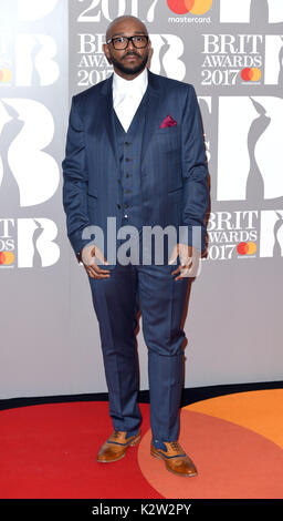 Foto © gutgeschrieben werden Alpha Presse 079965 22/02/2017 Gast der Brit Awards 2017 in der O2 Arena in London Stockfoto