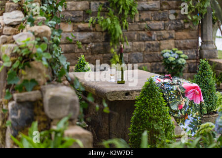 Die pazo secret garden. Rhs Hampton Court 2017. Designer: Rose mcmonigall Garten Design Stockfoto