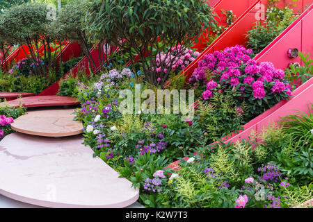 Silk Road, Chengdu, China. Designer Laurie Chetwood und Patrick Collins Stockfoto