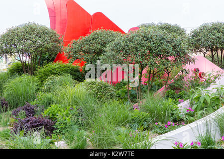 Silk Road, Chengdu, China. Designer Laurie Chetwood und Patrick Collins Stockfoto
