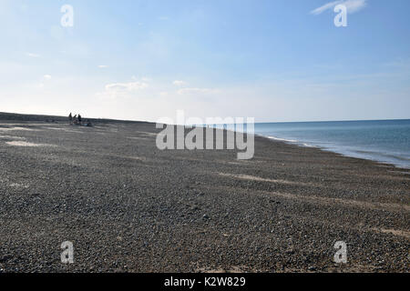 Salthouse Strand, Norfolk, Großbritannien Stockfoto