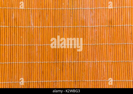 Bambus Holz orange Textur mit natürlichen Muster matte Textur als Hintergrund verwendet werden kann. Stockfoto