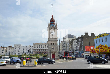 Der Clock Tower im Zentrum von Ramsgate, Kent Stockfoto