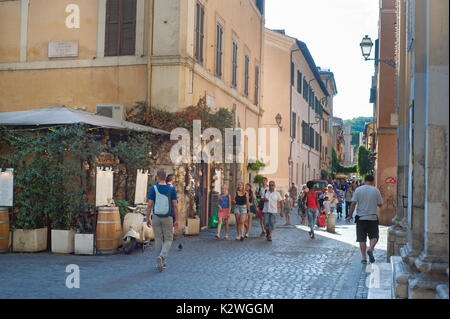 Rom, Italien 2017 - Trastevere Stockfoto