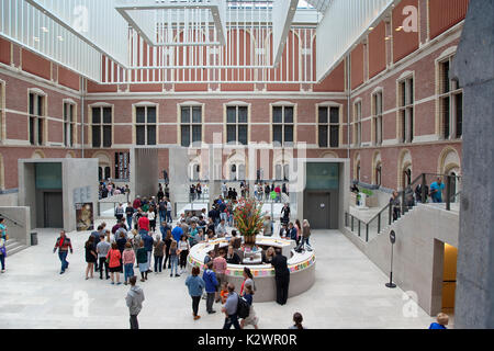 Holland, Norden, Amsterdam, Innenraum des Rijksmuseum. Stockfoto