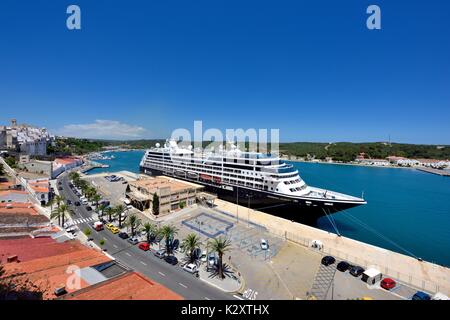 Azamara Journey R-Klasse Kreuzfahrtschiff Mahon Menorca Menorca Spanien Stockfoto