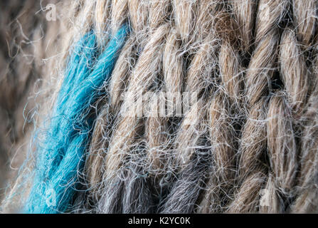 Sehr detaillierte Handarbeit Wolle Stoff, Wolle Textur Hintergrund. Stockfoto