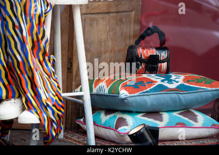 London, UK - August 17, 2017. Storefront ot Freiheit. Liberty Department Store in der Regent Street, London. Eröffnet im Jahr 1875 ist der Store mit Lu identifiziert Stockfoto