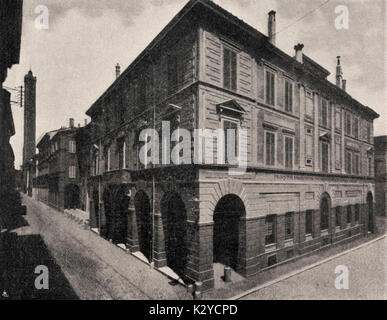 Gioachino Rossini - Haus in Bologna italienischen Komponisten, 29. Februar 1792 - 13. November 1868. Stockfoto