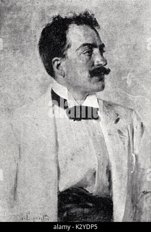GIORDANO, Umberto - durch G Esposito italienische Oper Komponist, 1867-1948 Stockfoto