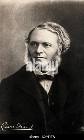 César Franck, belgischer Komponist, 1822-1890. Stockfoto
