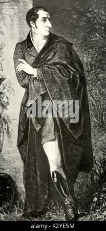 Carl Maria von Weber von Hamman. Deutsche Komponist und Dirigent (1786-1826). Stockfoto