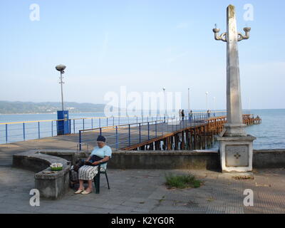 Seaside in Suchumi, Rebel abchasischen Republik Nordkaukasus de facto unter der Kontrolle von Russland Stockfoto