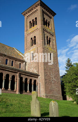 Der St. Catherine Kirche hoarwithy Herefordshire uk Stockfoto