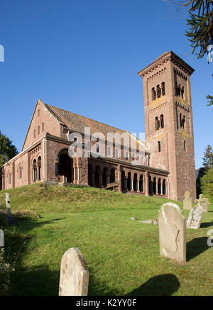 Der St. Catherine Kirche hoarwithy Herefordshire uk Stockfoto