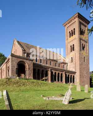 Der St. Catherine Kirche hoarwithy Herefordshire uk Stockfoto