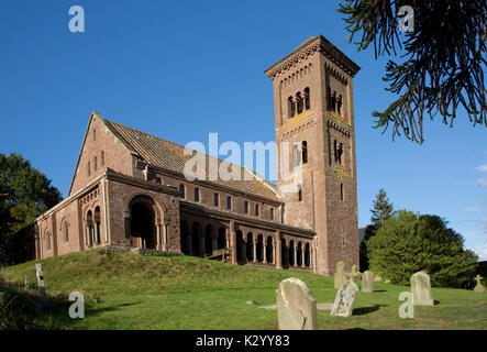 Der St. Catherine Kirche hoarwithy Herefordshire uk Stockfoto