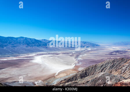 Death Valley Landschaft als von oben Dantes View gesehen Stockfoto