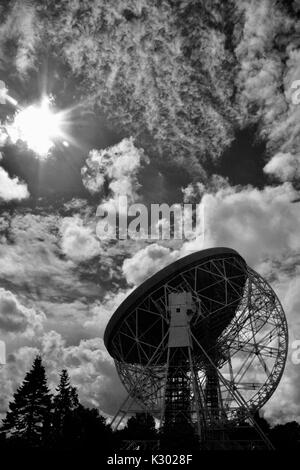 Jodrell Bank Observatory, Lovell Telescope, nr Macclesfield, Cheshire Vereinigtes Königreich Stockfoto