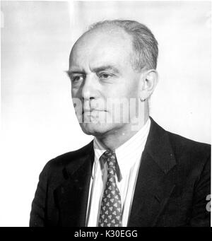 Porträt von Ernst Cloos, Deutschen strukturelle Geologe und Professor an der Johns Hopkins University, Mai, 1950. Stockfoto