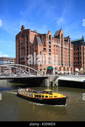 Internationale Maritime Museum, Speicherstadt, Hafen Hamburg, Deutschland, Europa Stockfoto