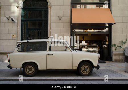 Trabant in Budapest Ungarn 2017 Stockfoto