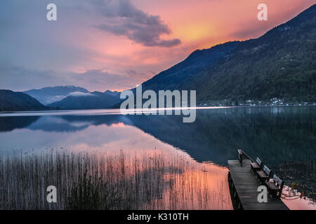 Ossiacher See in Kärnten, Österreich Stockfoto