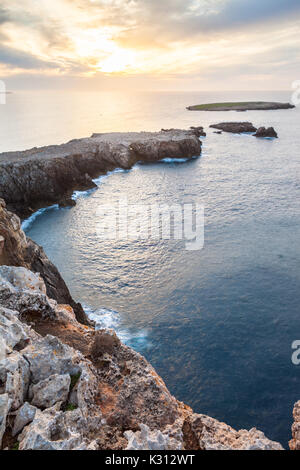 Cavalleria Leuchtturm auf Menorca Stockfoto